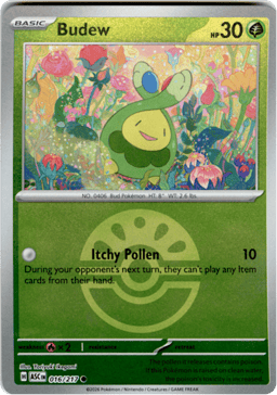 2026 Budew (Ball Reverse Holofoil) #16 Ascended Heroes