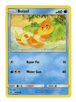 2017 Buizel #22 Shining Legends