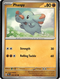 2024 Phanpy #48 Paldean Fates