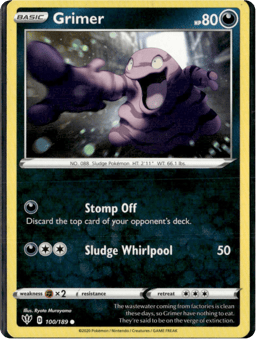 2020 Grimer #100 Darkness Ablaze