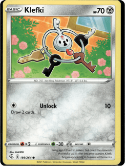 2021 Klefki #186 Fusion Strike
