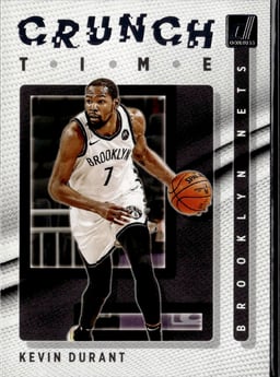 2021 Kevin Durant #7 Donruss Crunch Time