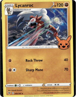 2020 Lycanroc #095/185 Miscellaneous Cards & Products
