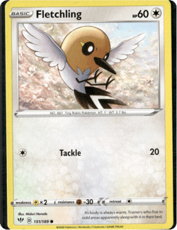 2020 Fletchling #151 Darkness Ablaze