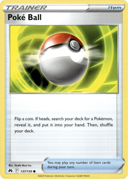 2023 Poké Ball #137 Crown Zenith