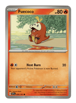 2024 Fuecoco #29 Surging Sparks