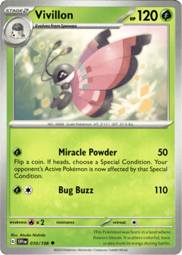 2023 Vivillon #10 Scarlet & Violet