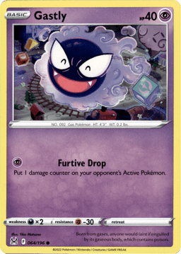 2022 Gastly #64 Lost Origin