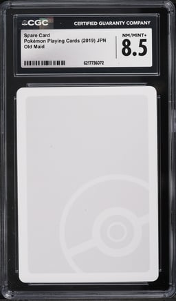 2019 Pokemon Japanese Playing Cards Old Maid Spare Card CGC 8.5 NM-MT+