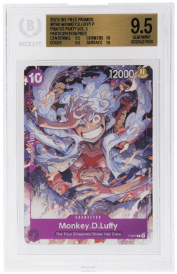 2023 One Piece Promo Pirates Party Volume 5 Monkey D. Luffy #P-041 BGS 9.5