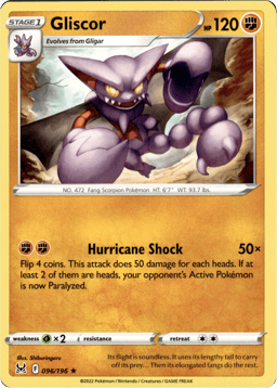 2022 Gliscor #96 Lost Origin