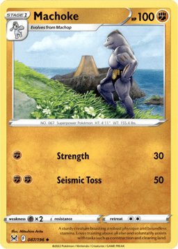 2022 Machoke #87 Lost Origin