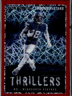 2023 Justin Jefferson #TH-20 Rookies & Stars Thrillers Silver Red