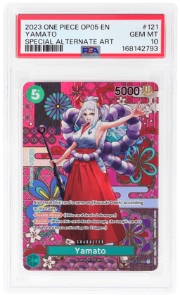 2023 One Piece Awakening of the New Era Special Alternate Art Yamato #OP01-121 PSA 10
