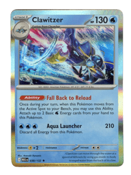 2025 Clawitzer #38 Mega Evolution