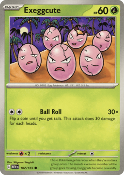 2023 Exeggcute #102 151