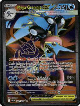 2026 Mega Greninja ex #100 Chaos Rising