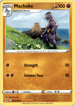 2022 Machoke #87 Lost Origin