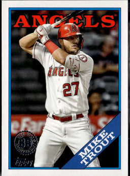 2023 Mike Trout #2T88-27 Topps Series 2 1988 35th Anniversary