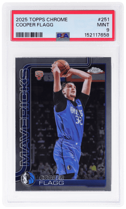 2025 Topps Chrome Cooper Flagg #251 PSA 9