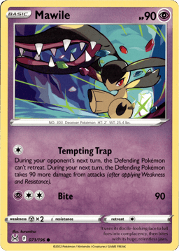 2022 Mawile #71 Lost Origin