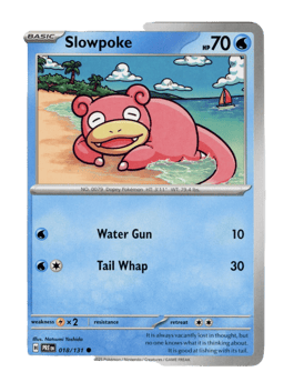2025 Slowpoke #18 Prismatic Evolutions