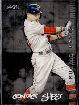 2017 Mookie Betts #CS-MB Stadium Club Contact Sheet