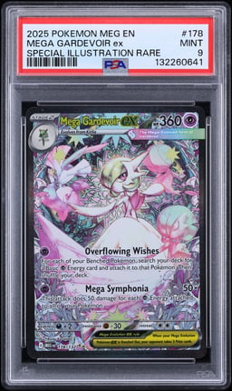 2025 Pokemon Mega Evolution SIR Mega Gardevoir EX #178 PSA 9 MINT