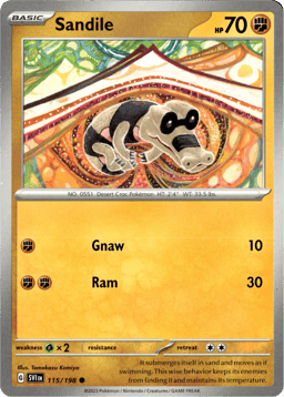 2023 Sandile #115 Scarlet & Violet