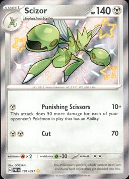 2024 Scizor #191 Paldean Fates