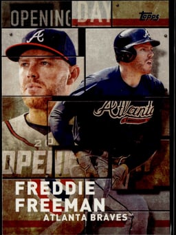 2018 Freddie Freeman #OD-12 Topps Opening Day