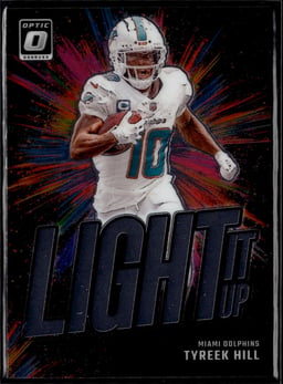 2024 Tyreek Hill #20 Donruss Optic Football Light It Up
