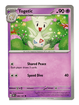 2023 Togetic #84 Obsidian Flames