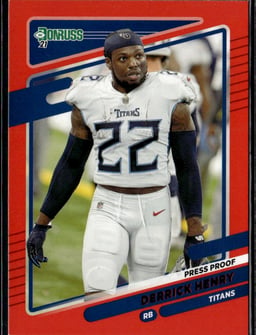 2021 Derrick Henry #14 Donruss Press Proof