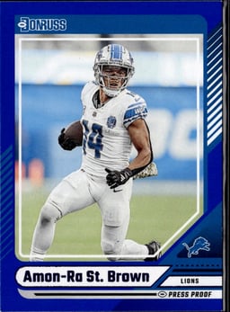 2023 Amon-Ra St. Brown #139 Press Proof