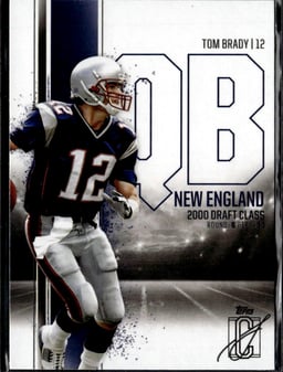 2025 Tom Brady #33 Signature Class Football