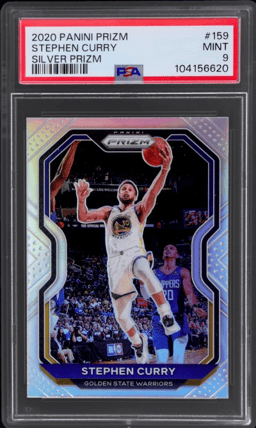 2020 Panini Prizm Silver Prizm Stephen Curry #159 PSA 9