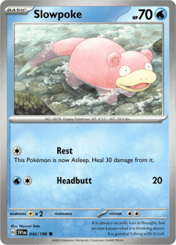 2023 Slowpoke #42 Scarlet & Violet