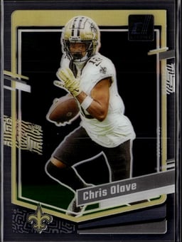 2023 Chris Olave #35 Clearly Donruss Football