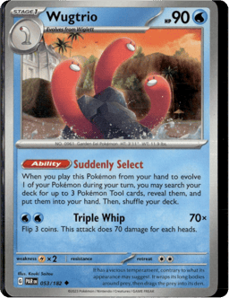 2023 Wugtrio #53 Paradox Rift