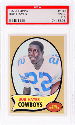 1970 Topps Bob Hayes #189 PSA 7.5