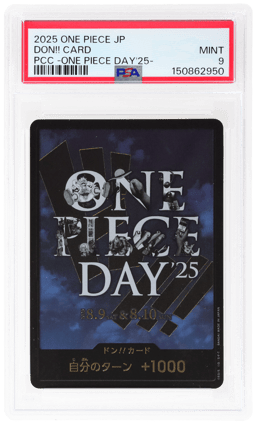 2025 One Piece Promo Japanese One Piece Day Don Card PSA 9