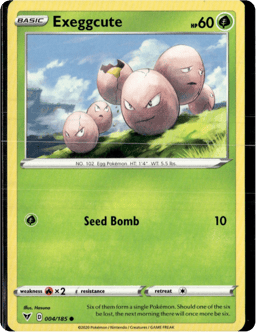 2020 Exeggcute #4 Vivid Voltage