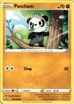 2023 Pancham #72 Crown Zenith