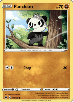 2023 Pancham #72 Crown Zenith