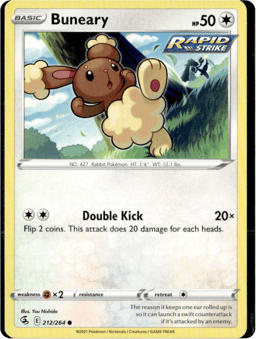 2021 Buneary #212 Fusion Strike