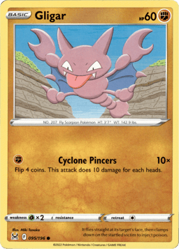 2022 Gligar #95 Lost Origin