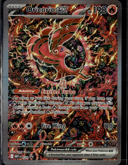 2025 Oricorio ex #24 Mega Evolution Black Star Promos