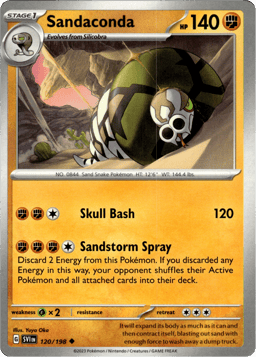 2023 Sandaconda #120 Scarlet & Violet