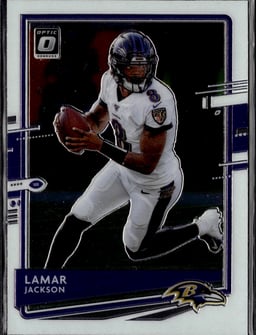 2020 Lamar Jackson #11 Donruss Optic